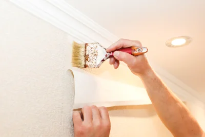Pose de papier peint à Sergenaux — revêtements muraux et toiles de verre
